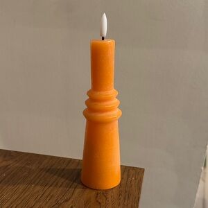Orange Decorative Candle